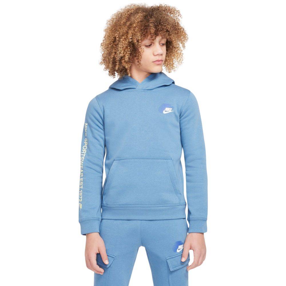 NIKE KIDS STANDARD ISSUE FLEECE PULLOVER HOODIE