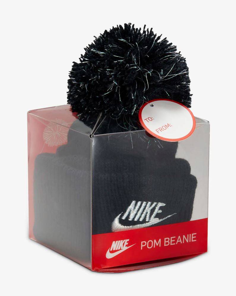 NIKE KIDS CHENILLE YARN POM BEANIE