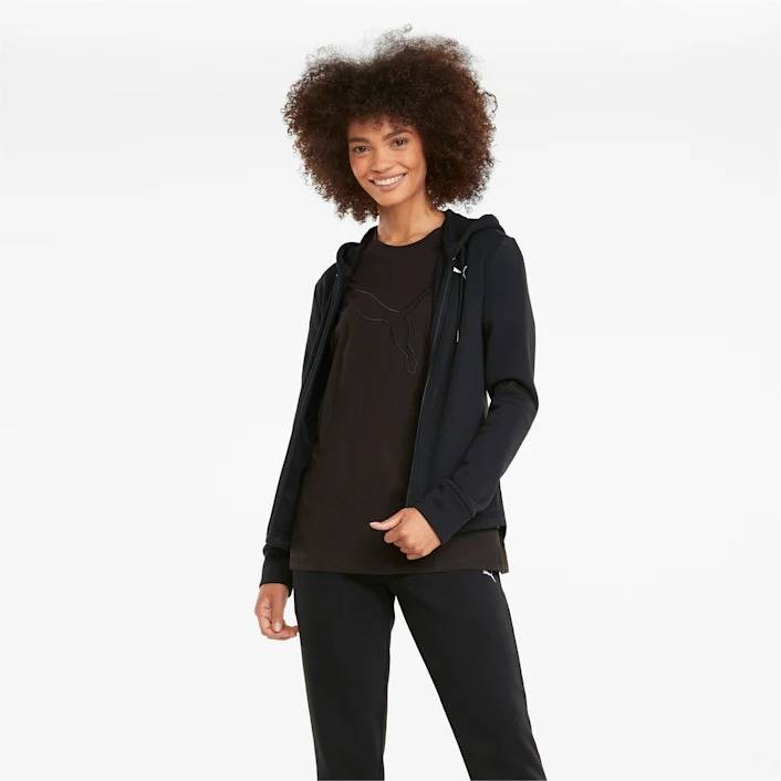 PUMA WOMENS CLASSIC HOODED SWEAT-SUIT