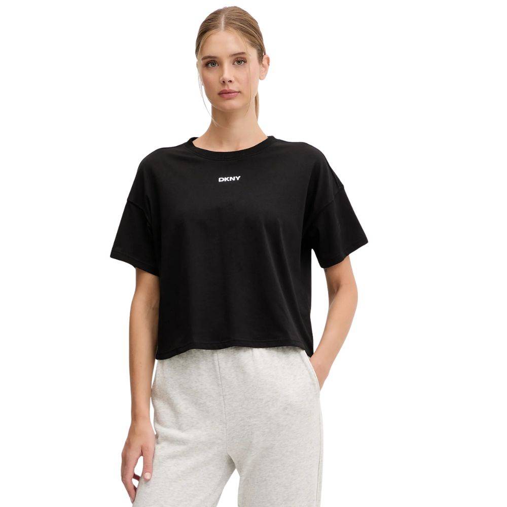DKNY CENTERED LOGO SHORT SLEEVE TEE