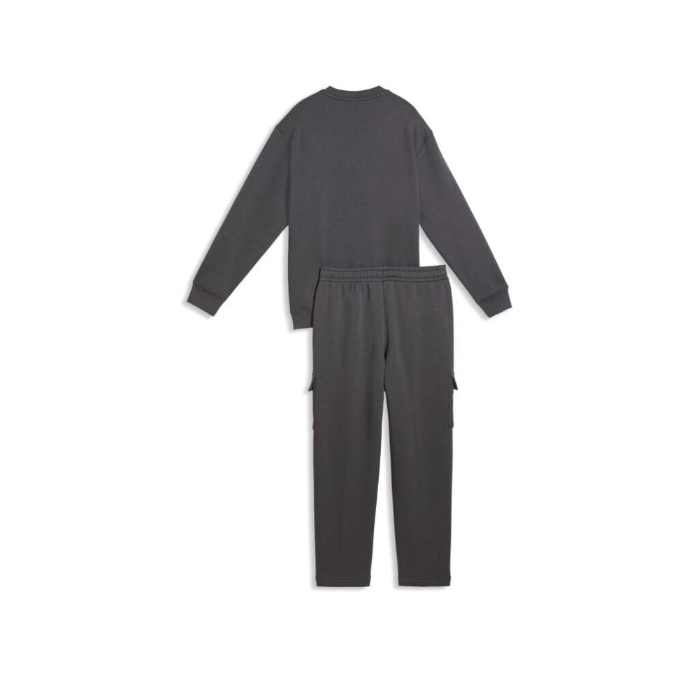 PUMA ESS ELEVATED RELAXED CREW AND CARGO PANTS SUIT FL B