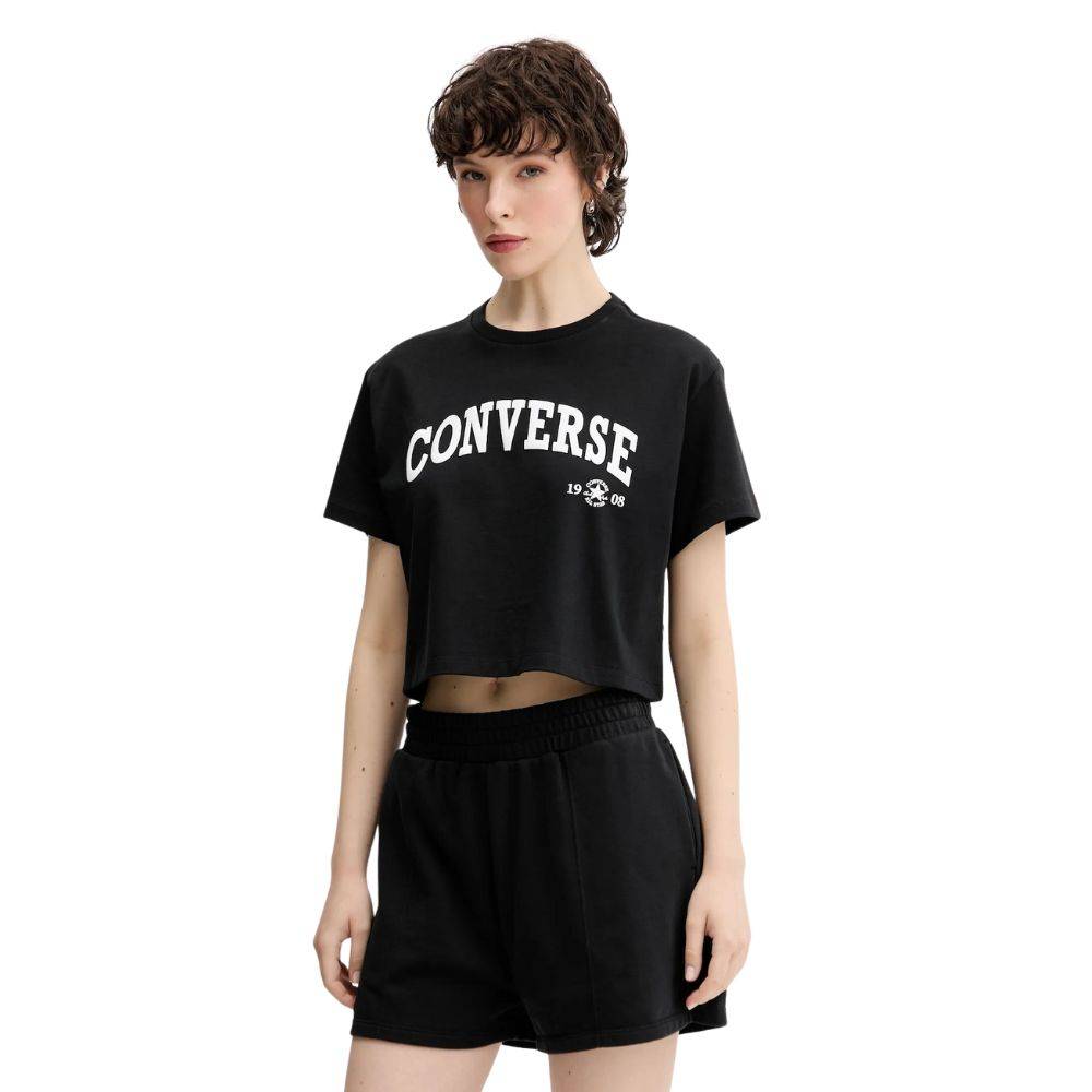 CONVERSE CROPPED COLLEGIATE CROPPED T-SHIRT
