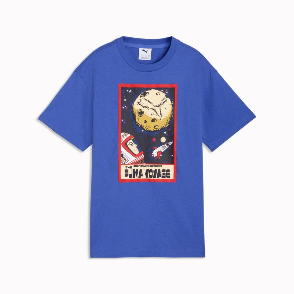 PUMA GRAPHIC RELAXED PUMA VOYAGE TEE B