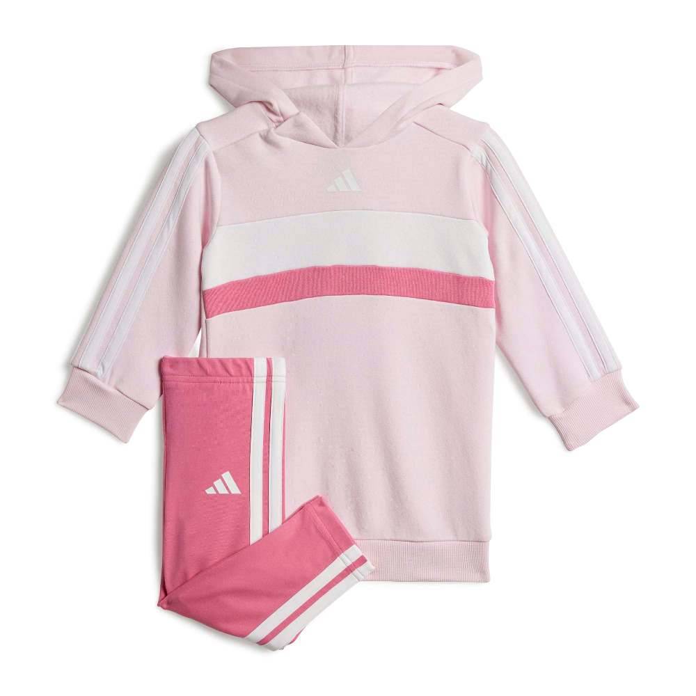 ADIDAS INFANT SEASONAL ESSENTIALS TIBERIO 3 STRIPES FLEECE LEGGINGS SET
