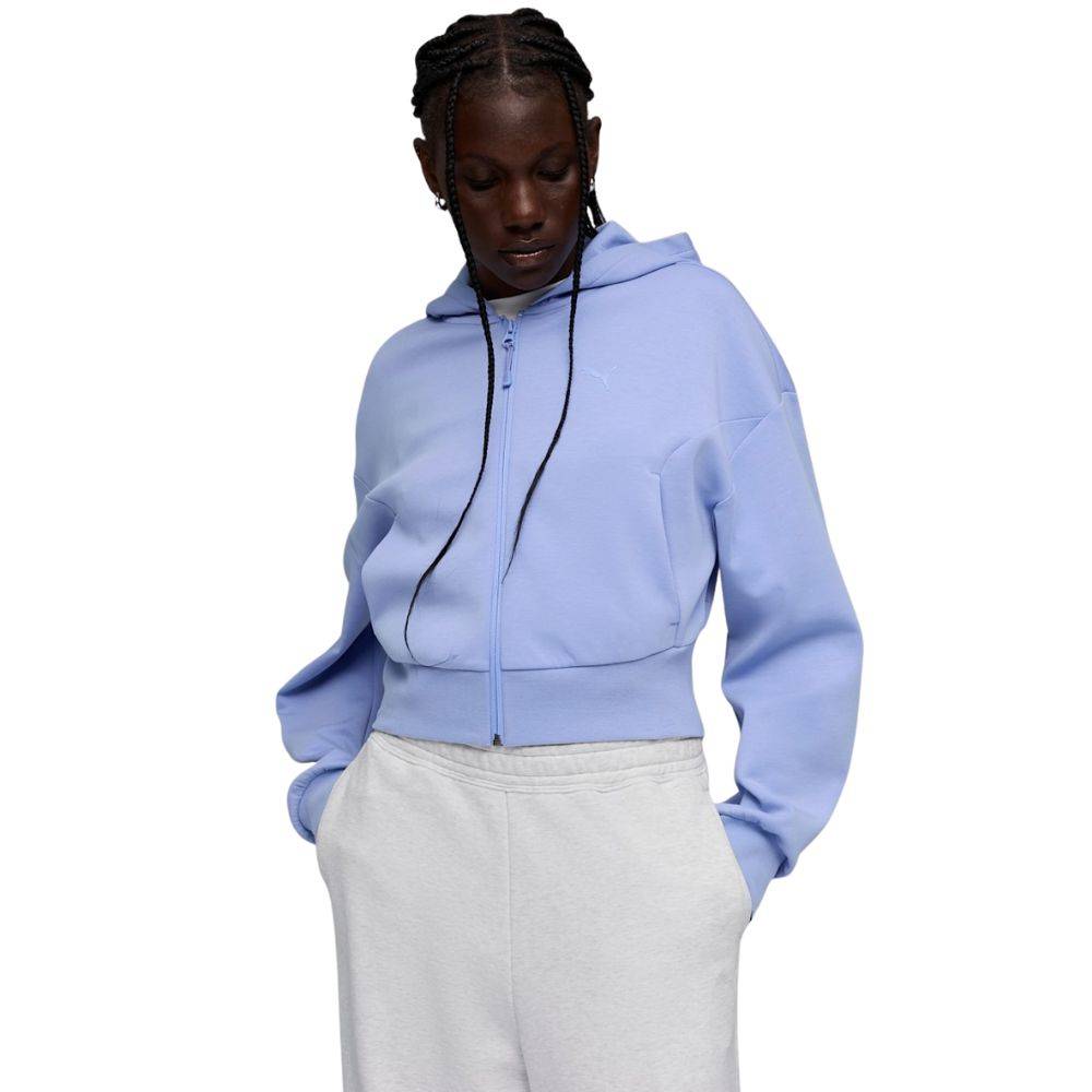 PUMA PUMATECH SENSE FULL-ZIP SOFT TOUCH DRYCELL HOODIE DK