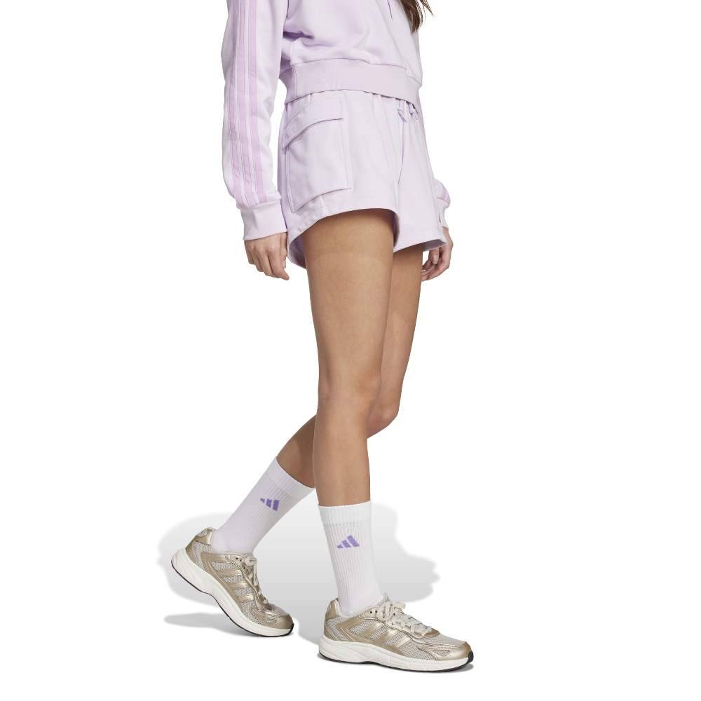 ADIDAS ESSENTIALS SMALL LOGO FRENCH TERRY CARGO SHORTS