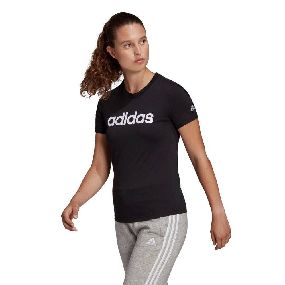 ADIDAS LOUNGEWEAR ESSENTIALS SLIM LOGO T-SHIRT