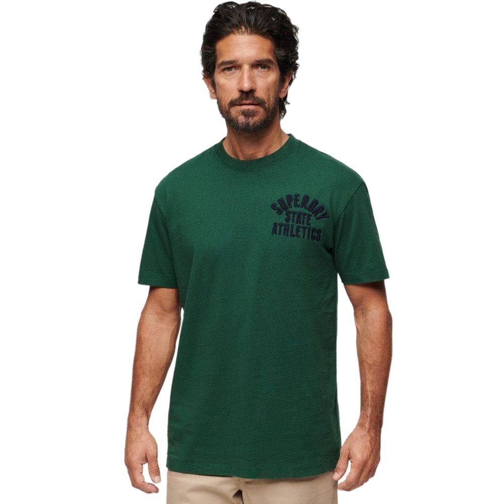SUPERDRY EMBROIDERED SUPERSTATE ATHLETIC LOGO TEE