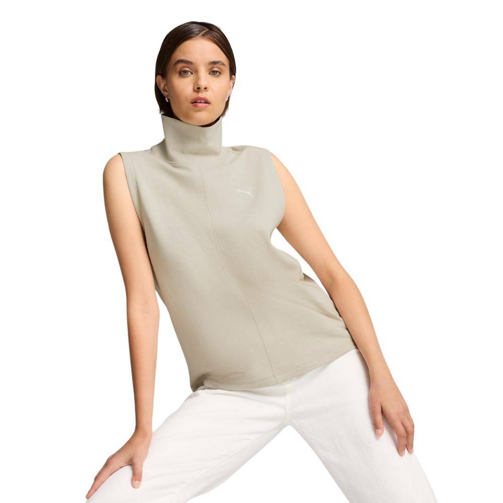 PUMA HER ROLL NECK VEST TR