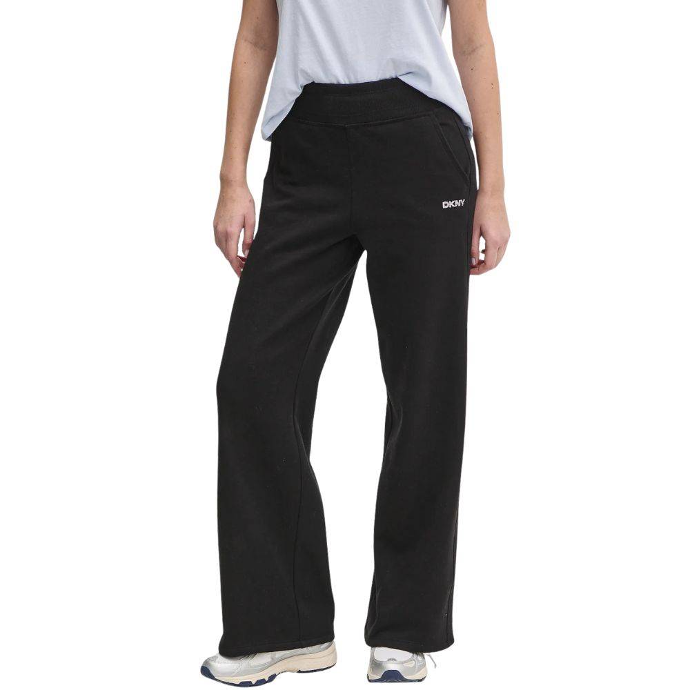 DKNY EXTRA HIGH RISE WIDE LEG SWEATPANT