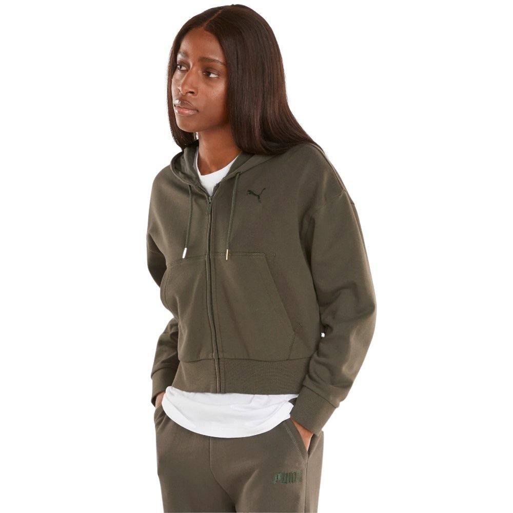 PUMA WOMENS HER FULL-ZIP HOODIE