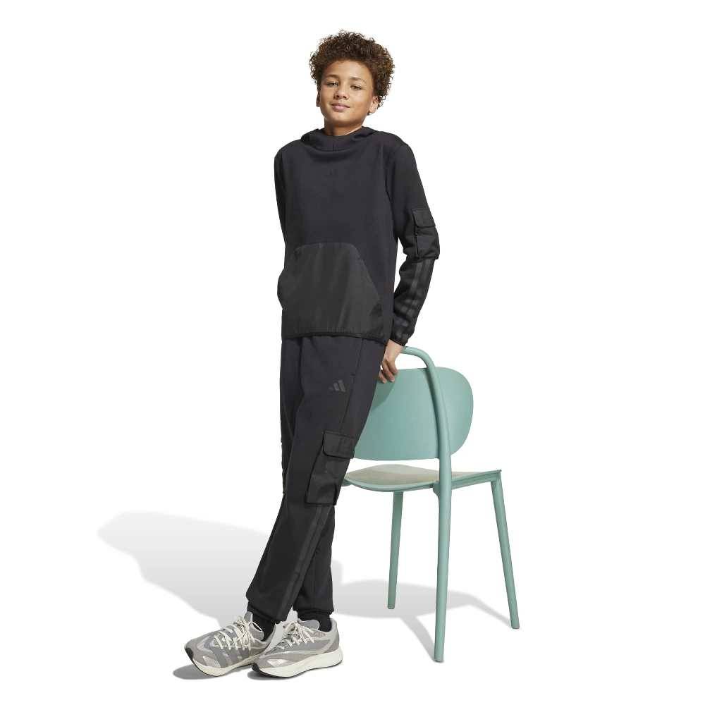 ADIDAS YOUTH UTILITY PACK FLEECE CARGO PANTS
