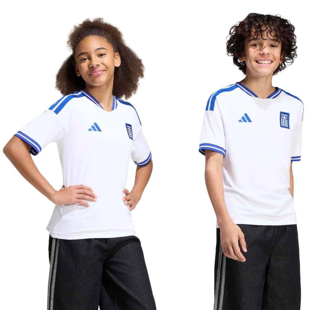 ADIDAS YOUTH GREECE 26 HOME JERSEY