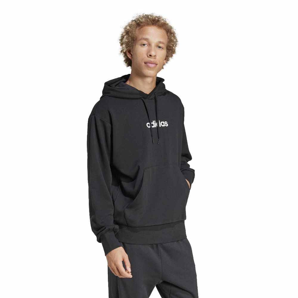 ADIDAS M ESSENTIALS LINEAR FRENCH TERRY HOODIE