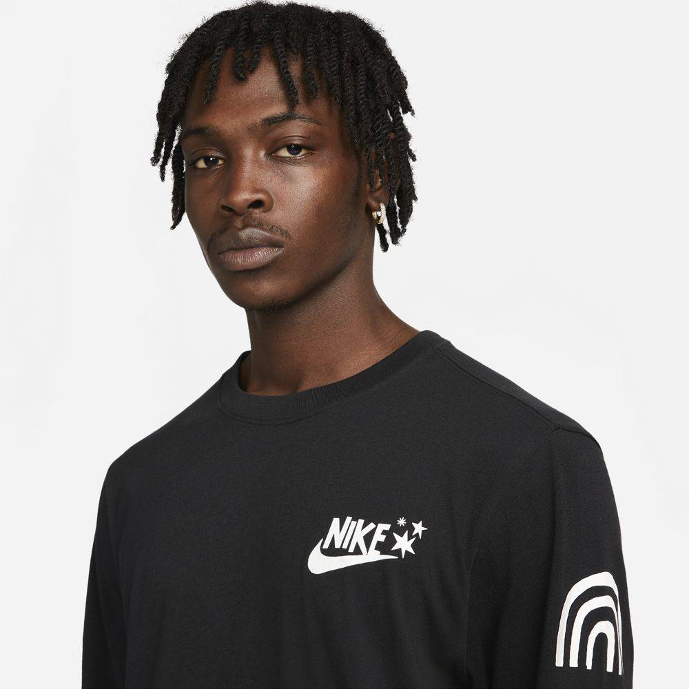 NIKE SPORTSWEAR JUBRID LONG-SLEEVE STATEMENT OPEN TEE