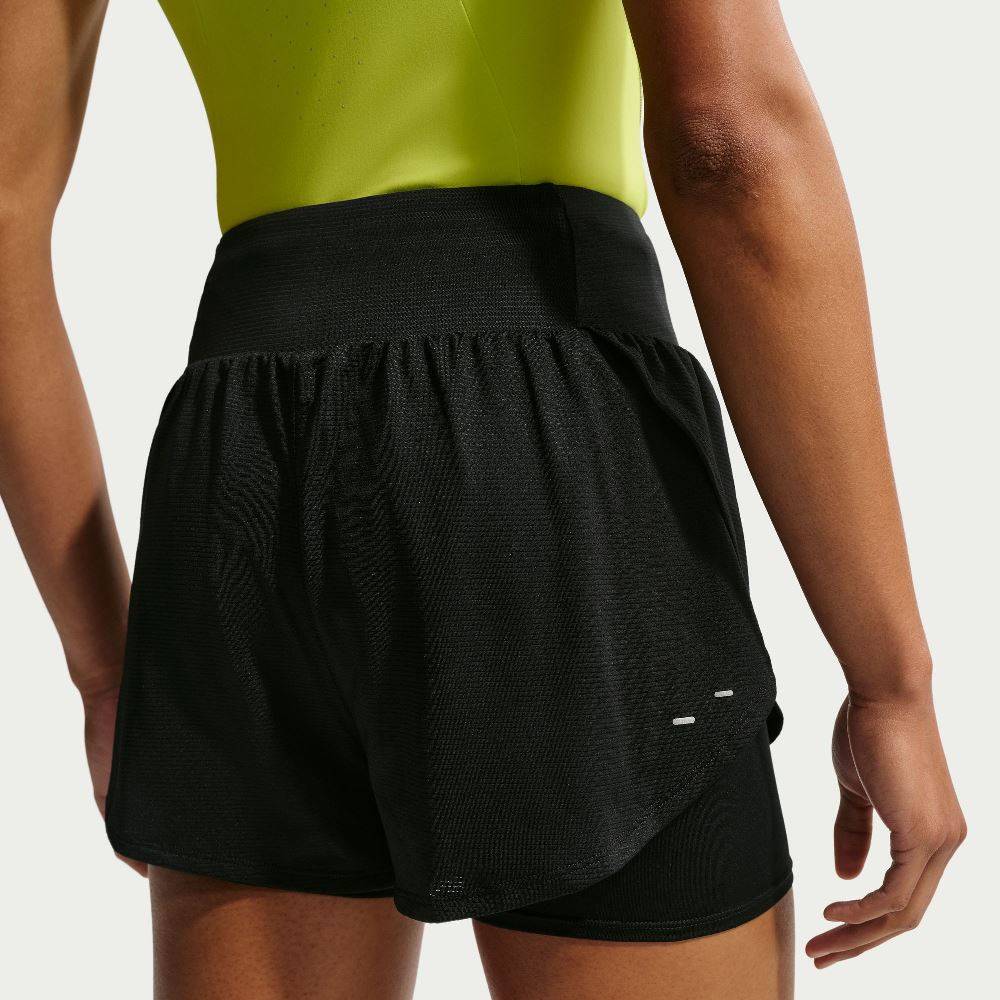 NIKE WOMENS MESH 2-IN-1 TRAINING SHORT
