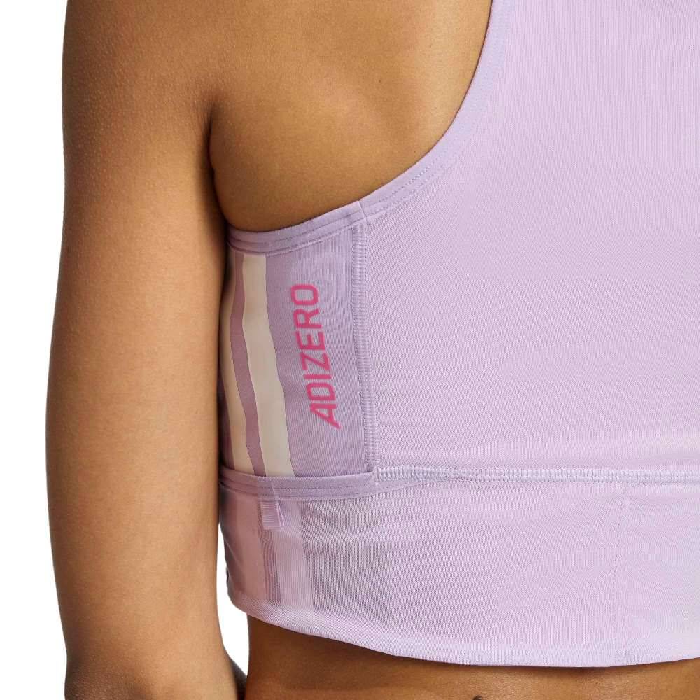ADIDAS ADIZERO RUNNING GEL POCKET CROP TOP