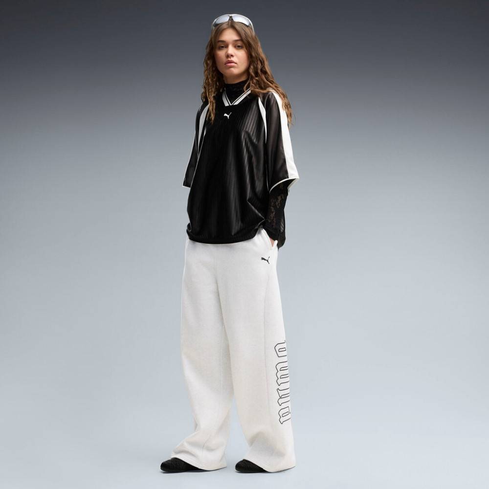 PUMA STREET GLAM SLOUCHY BEDAZZLED PANTS FL