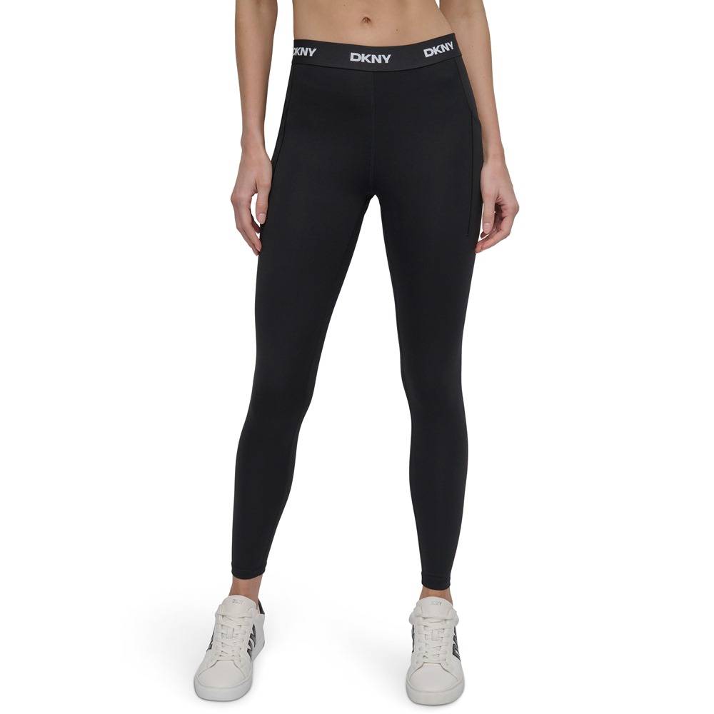 DKNY BALANCE COMPRESSION HIGH-WAIST 7/8 TIGHT WITH LOG
