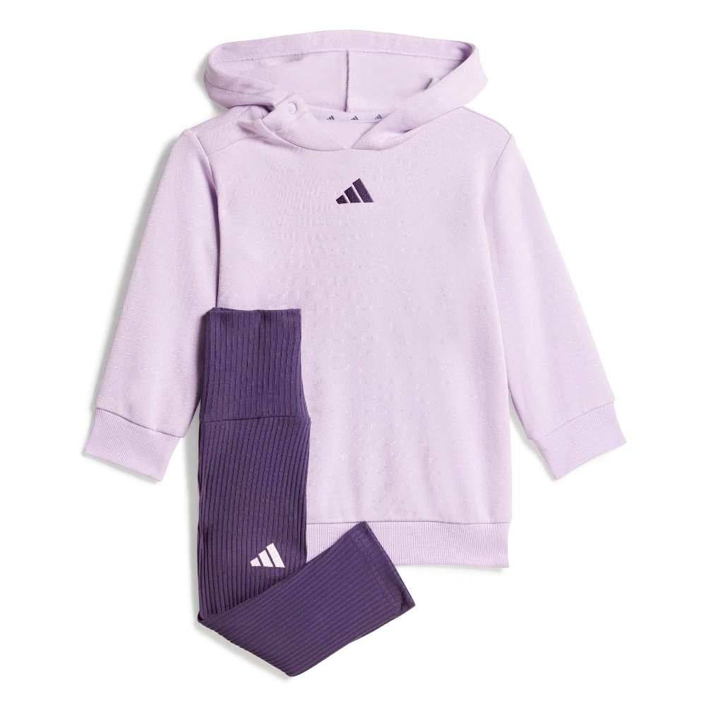 ADIDAS INFANT HOODED FLEECE JOGGER SET