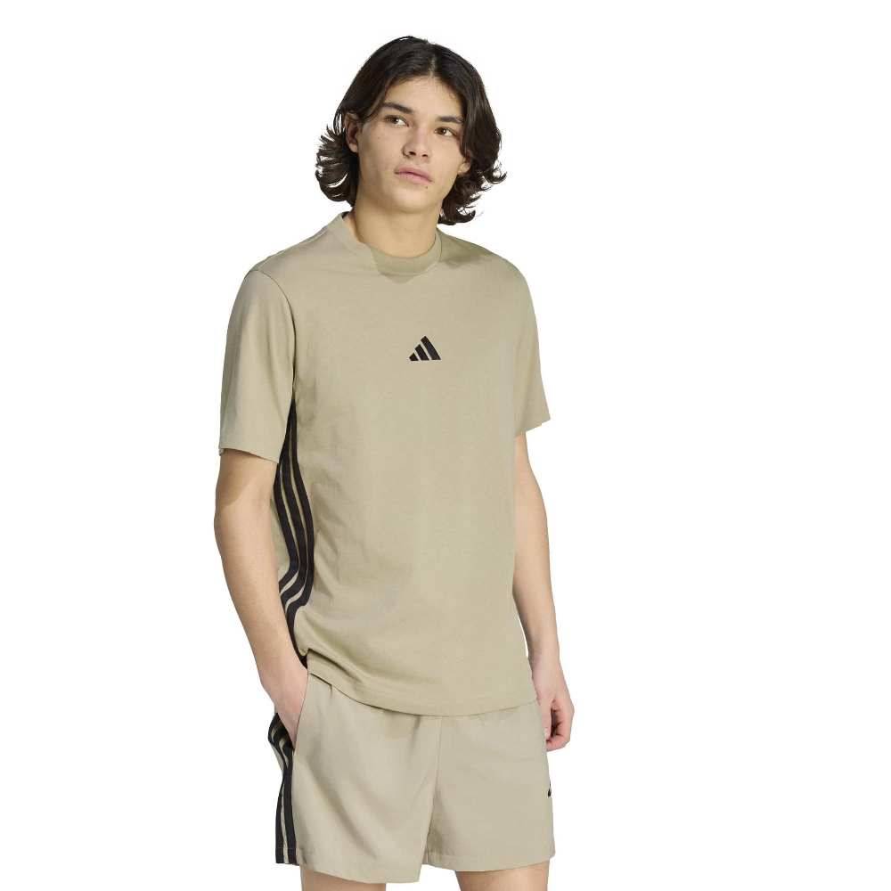 ADIDAS M ESSENTIALS THREE STRIPES SINGLE JERSEY TEE
