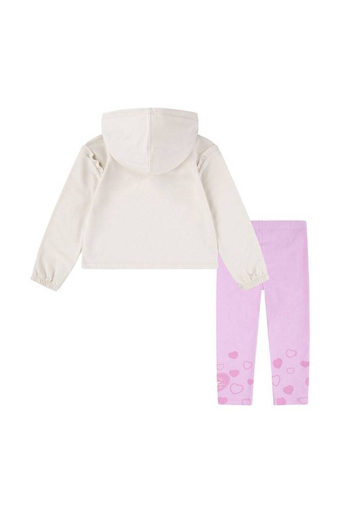 CONVERSE LITTLE KIDS HOODIE & HEART LEGGING SET