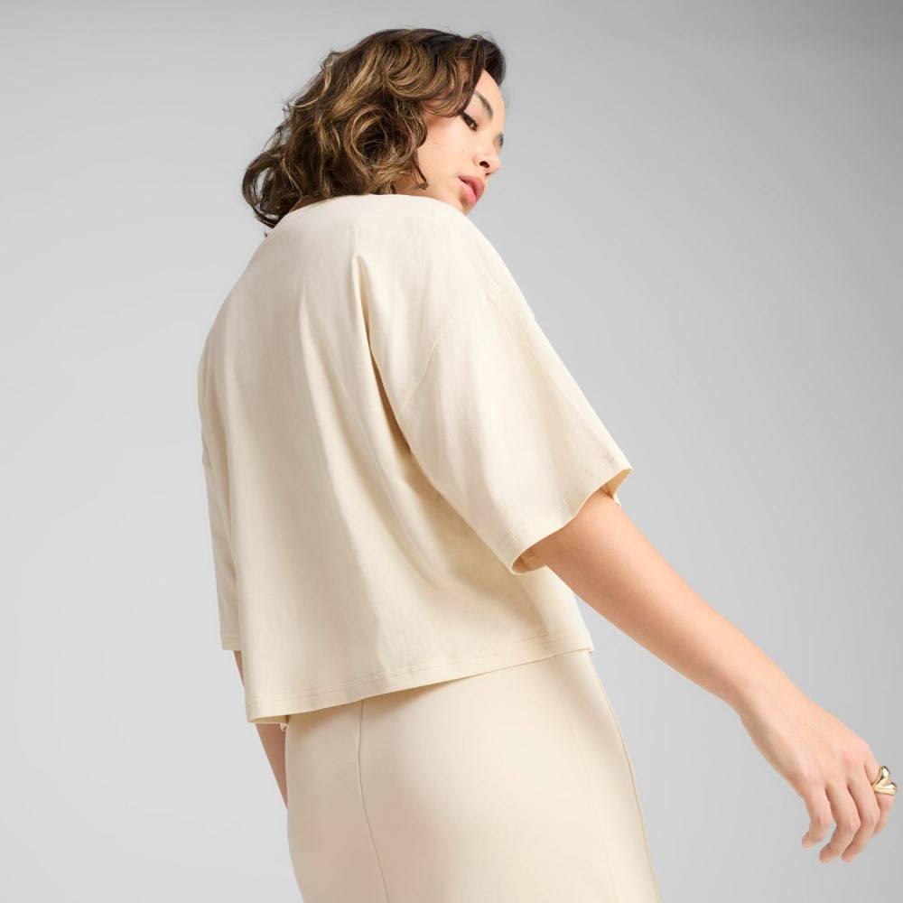 PUMA WARDROBE ESS OVERSIZED SHORT TEE