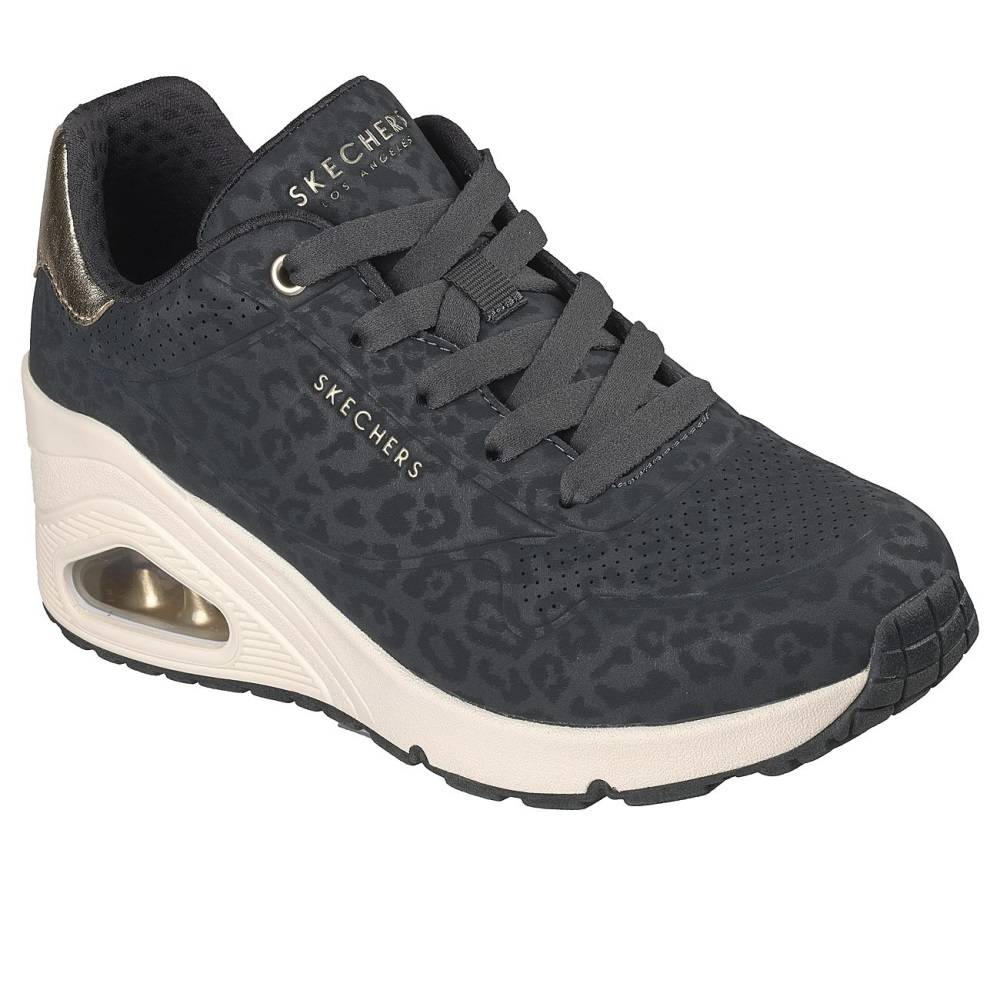 SKECHERS WOMENS UNO WEDGE SAFARI DAZE