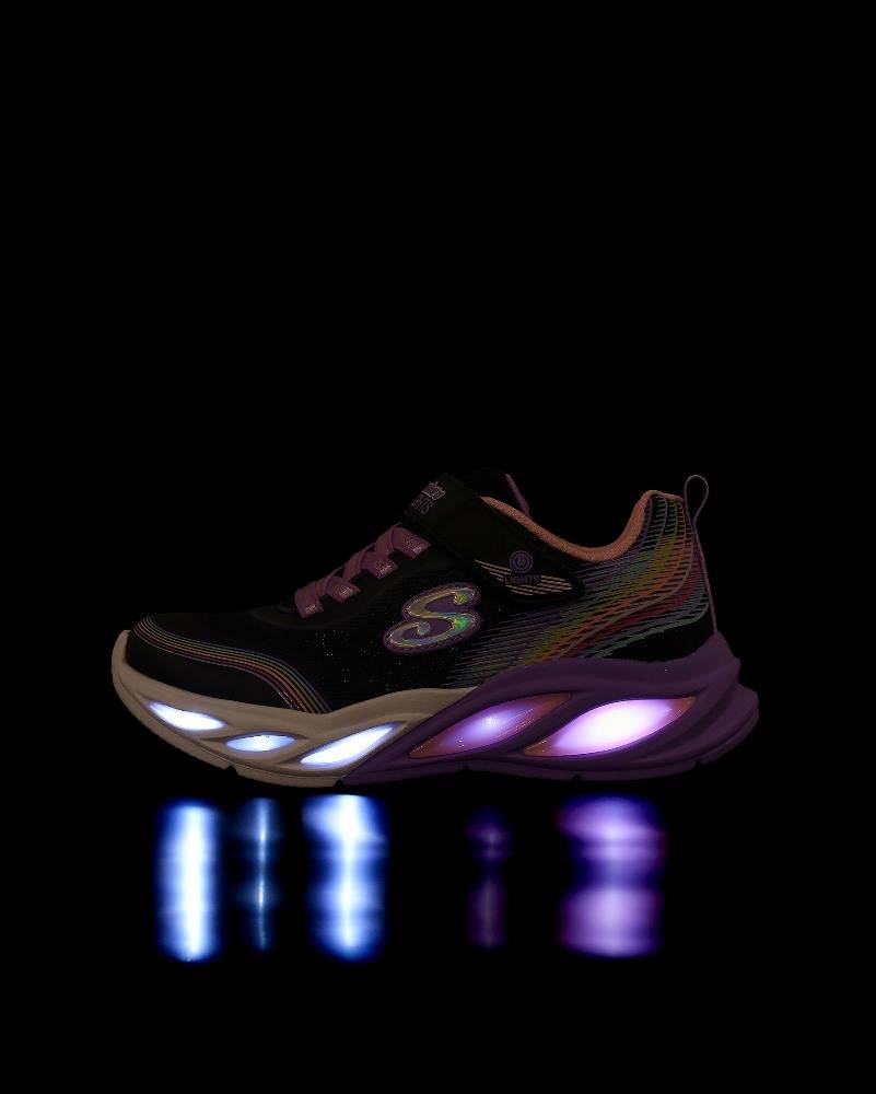 SKECHERS COSMIC GLOW: RAINBOW BEAM GIRLS SHOES