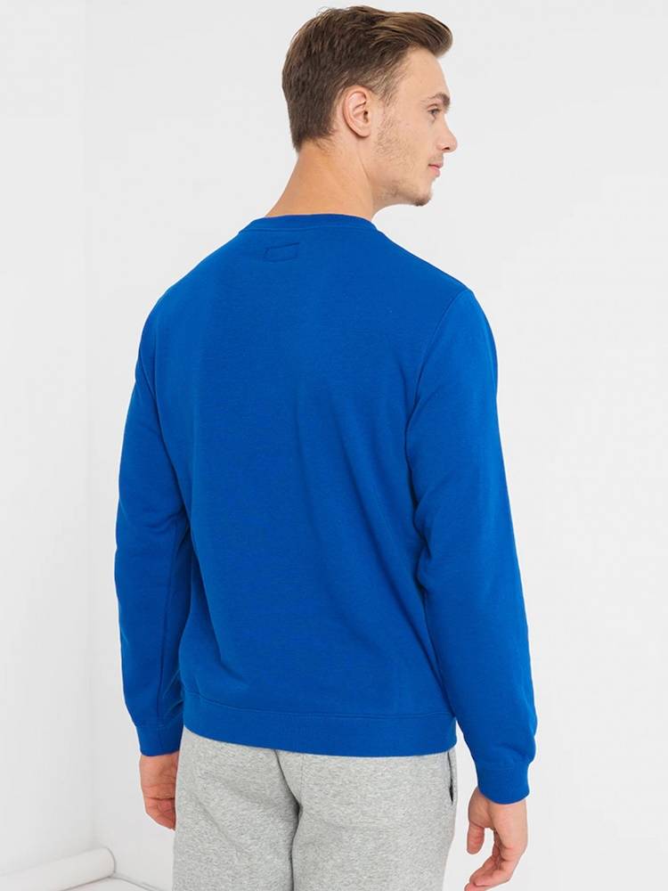 CONVERSE CHUCK PATCH CENTER PRINT FLEECE CREW