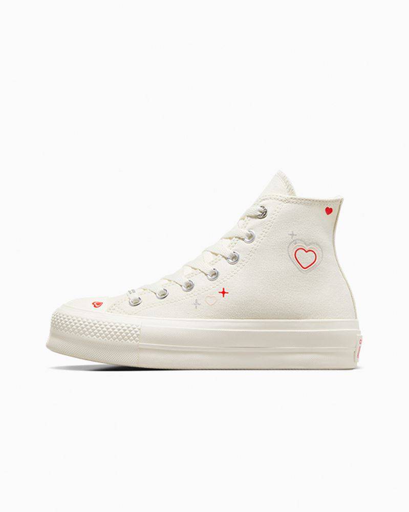 CONVERSE ALL STAR LIFT PLATFORM Y2K HEART