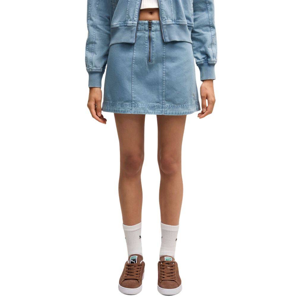 PUMA FUTURE.PUMA.ARCHIVE WASHED TWILL SKIRT