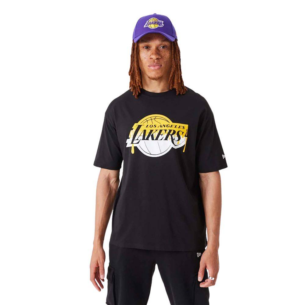 NEW ERA LOS ANGELES LAKERS NBA DRIP LOGO TEE