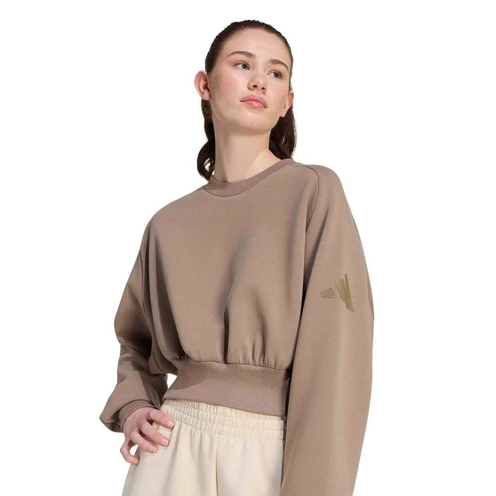 ADIDAS SOFT LUX CREW SWEATSHIRT
