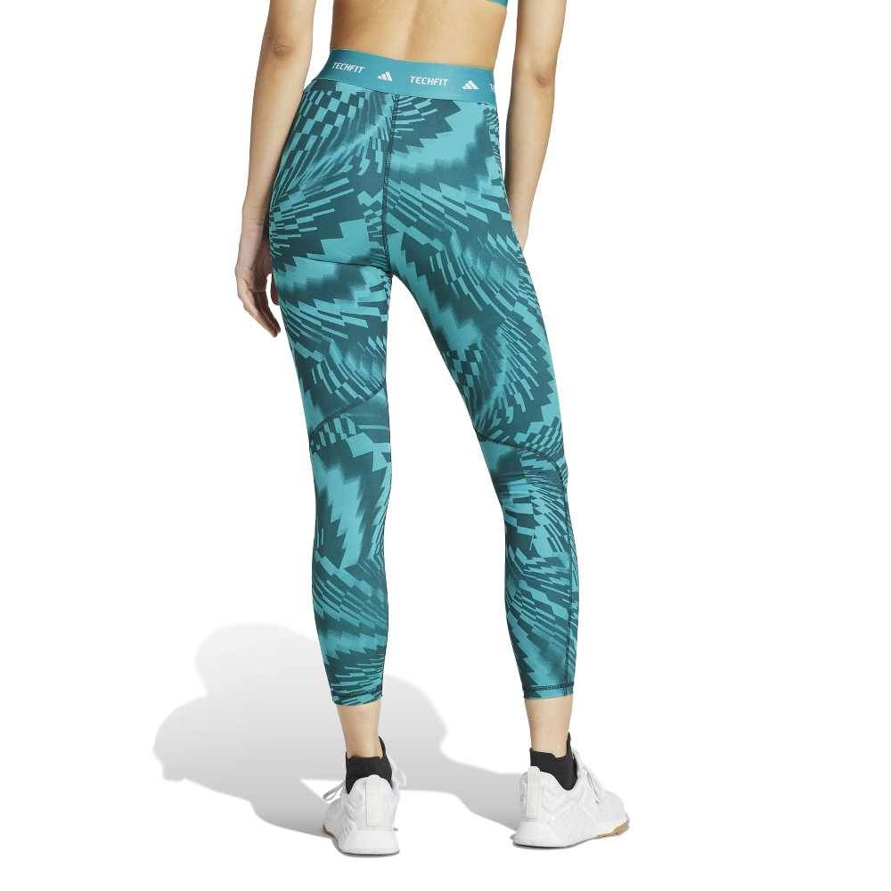 ADIDAS TECHFIT PRINTED 7/8 LEGGINGS