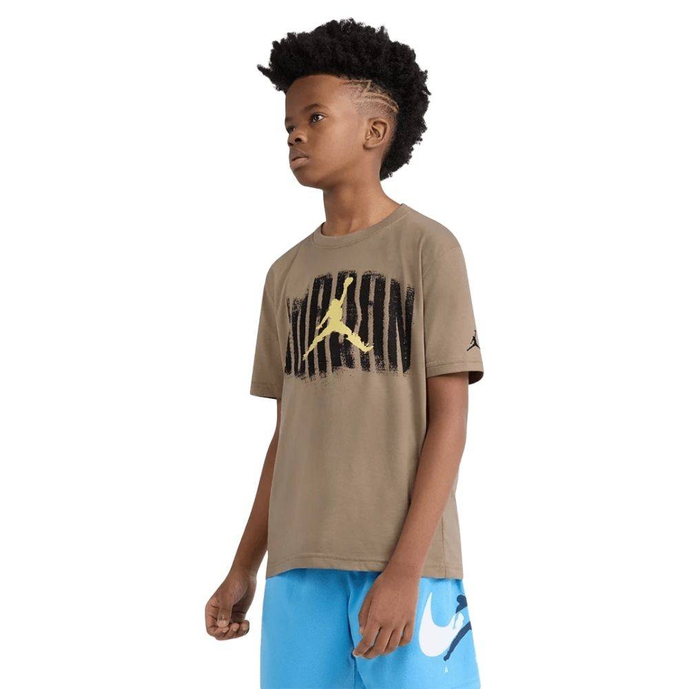 NIKE JORDAN BOYS JORDAN DISTRESSED SS TEE