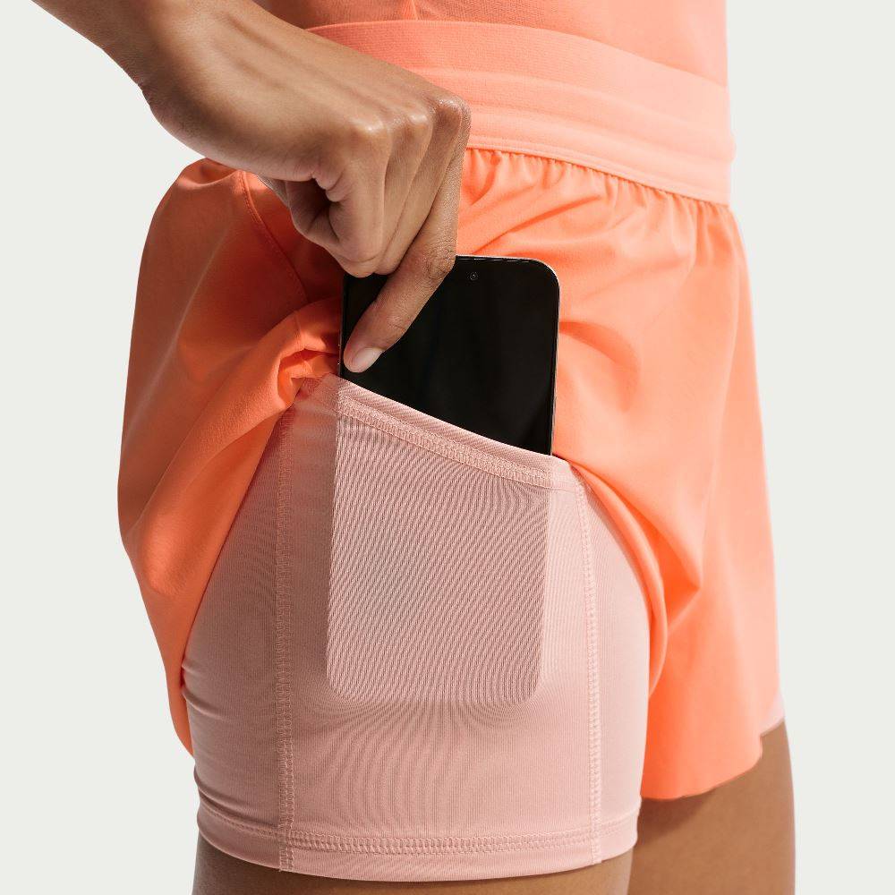 NIKE SWIFT DRI-FIT MID-RISE 2-IN-1 RUN SHORT