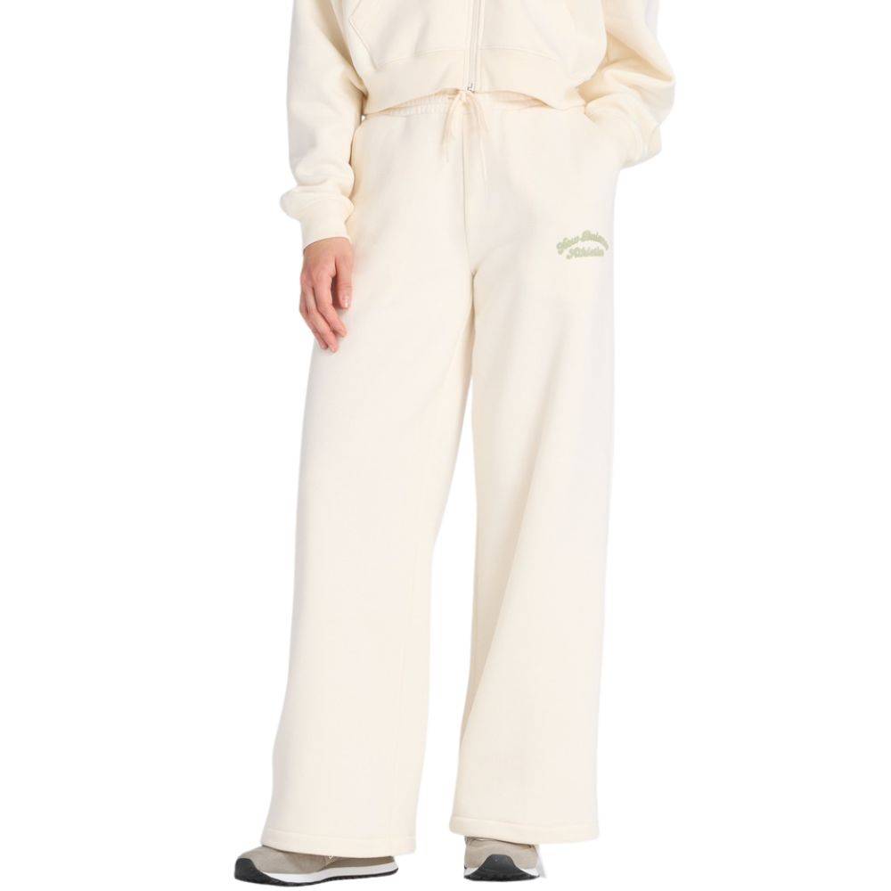 NEW BALANCE LINEAR HERITAGE FLEECE WIDE LEG PANT