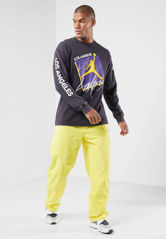 NIKE NBA L.A. LAKERS STATEMENT MAX 90 LS TEE