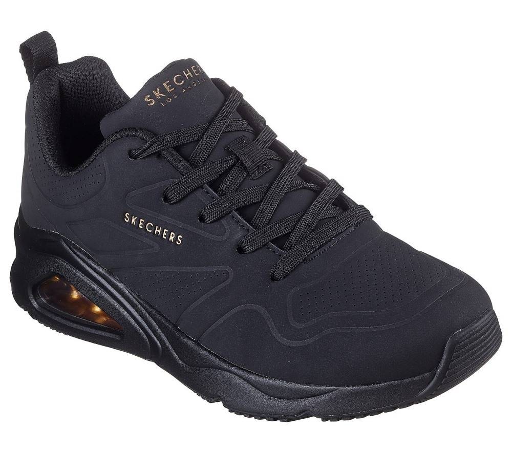 SKECHERS TRES-AIR UNO - DURASUEDE EMBOSSED LACE UP FASHION SNEAKER