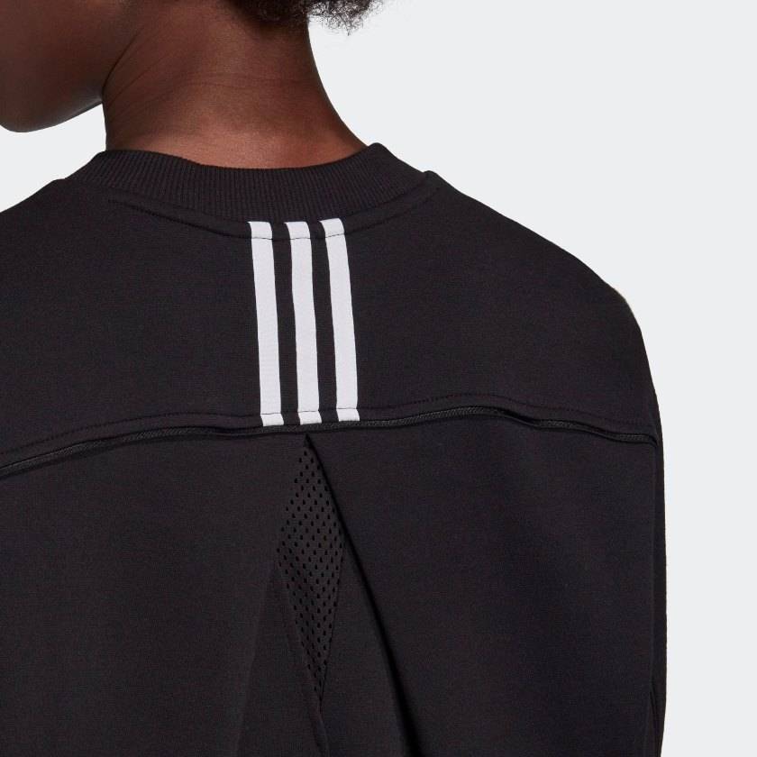 ADIDAS WOMENS PLEATED SWEATSHIRT