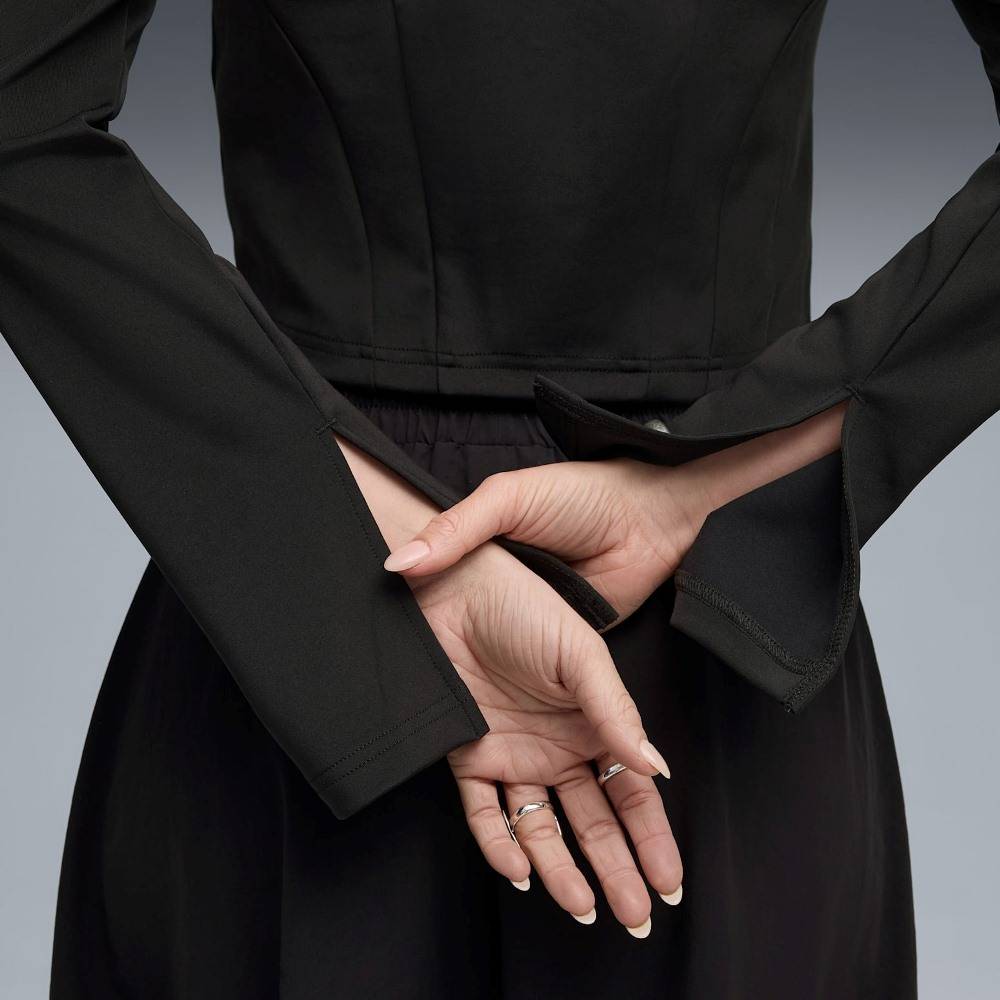 PUMA DARE TO SLIM CROPPED TRACK JACKET