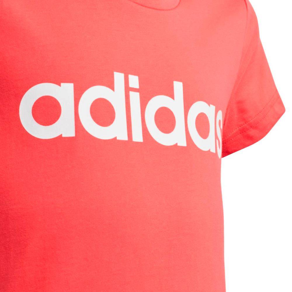ADIDAS GIRLS E LINEAR TEE
