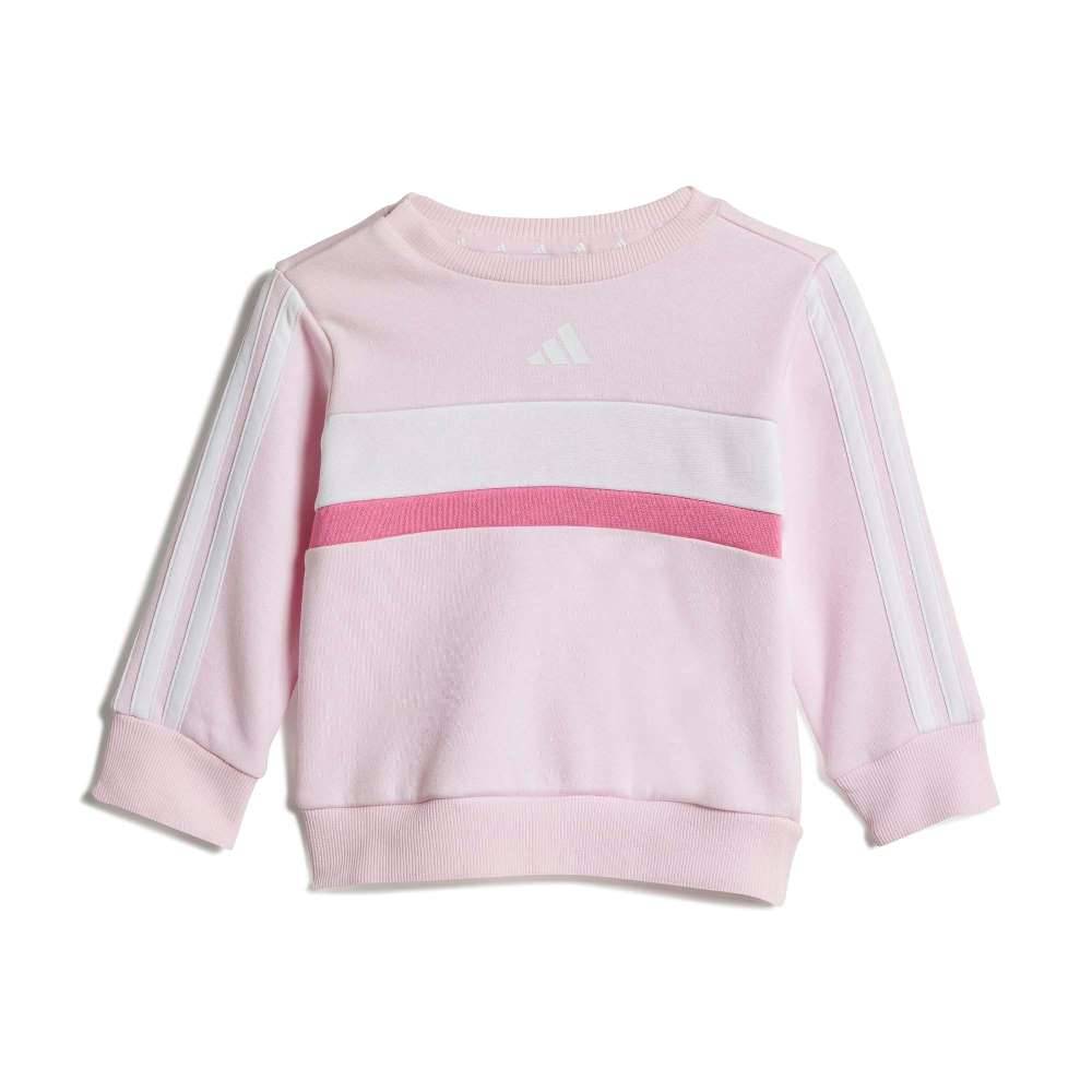 ADIDAS INFANT SEASONAL ESSENTIALS TIBERIO 3 STRIPES FLEECE CREW SET