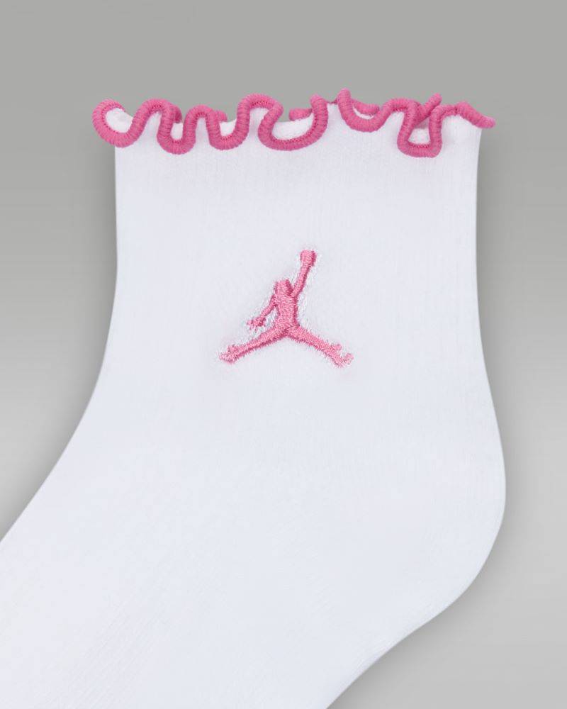 NIKE JORDAN LETTUCE EDGE 6PK ANKLE SOCKS