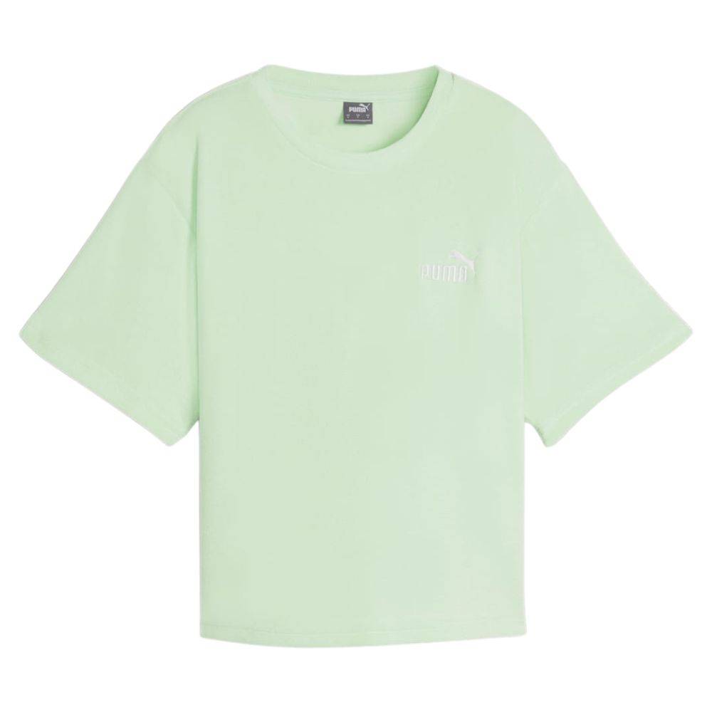 PUMA ESS ELEVATED RELAXED CROPPED TEE