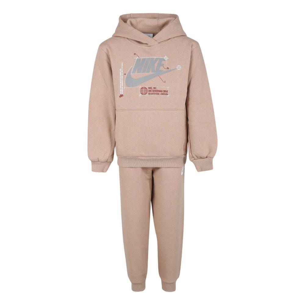 NIKE LITTLE KIDS NSW HBR FUTURA PULLOVER PANT SET