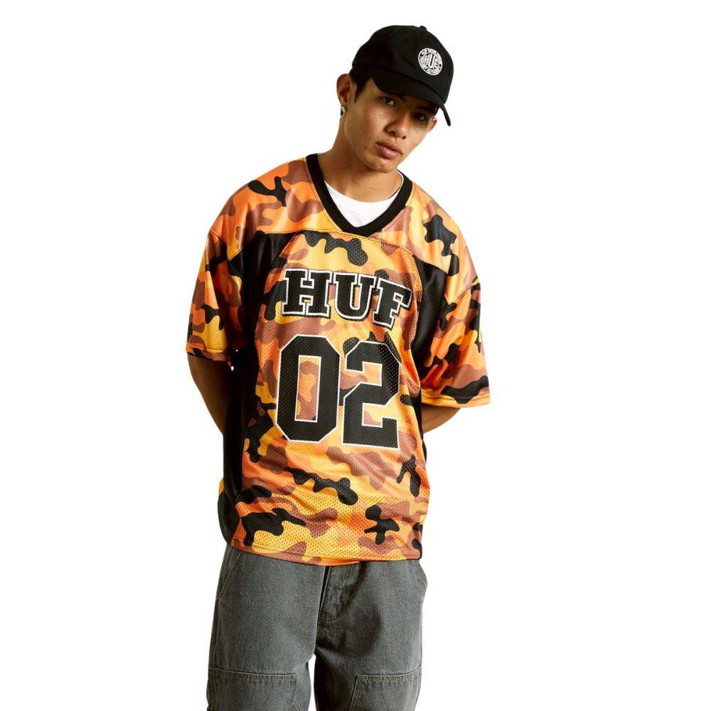 HUF CAMO FOOTBALL JERSEY