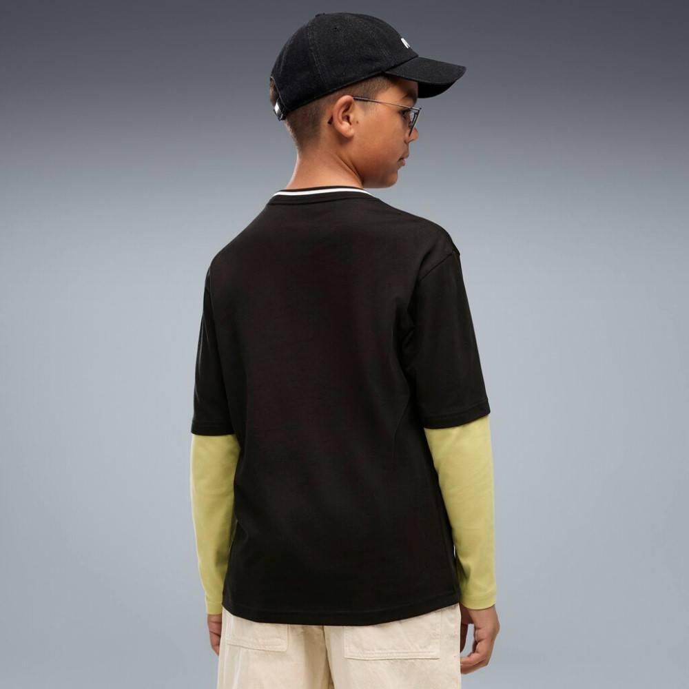 PUMA MID90S RELAXED LAYERED LONGSLEEVE TEE B