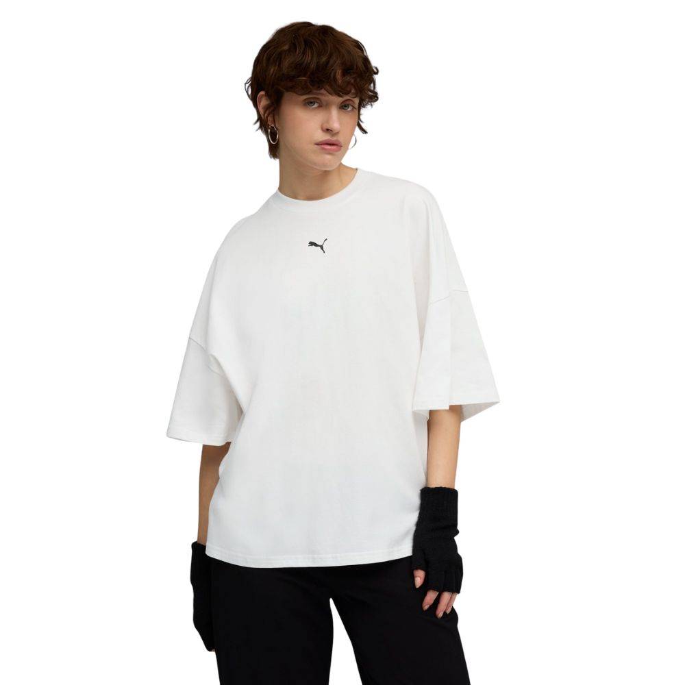 PUMA DARE TO OVERSIZED RUCHED TEE